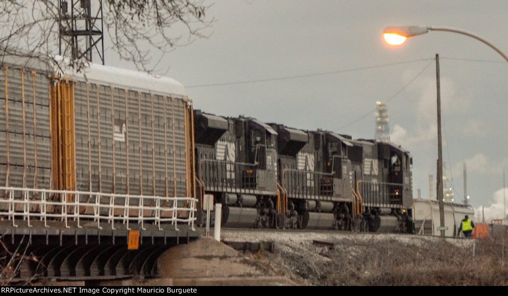 NS Locomotives leading a train